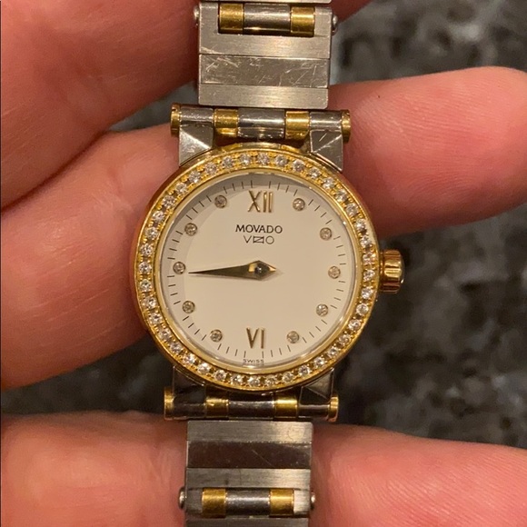 Vintage Movado Diamond encrusted Watch